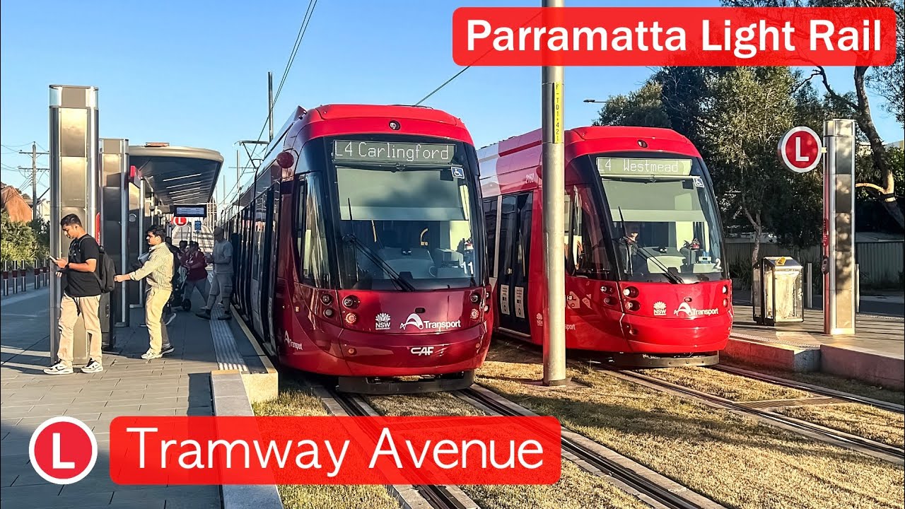 Транспорт для Сиднея. Видеоблог 1059: Трамвайная авеню — Парраматта. Лёгкий рельс