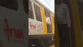 #mumbai #local #indian #train Running #moment#