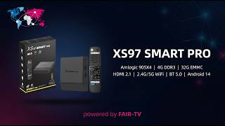 XS97 SMART-PRO (Fair-TV Edition!) 4K/UHD Android 14 IPTV Streaming-Box!
