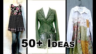 50+ Clever Ideas to Upcycle OLD CLOTHES into New Fashion