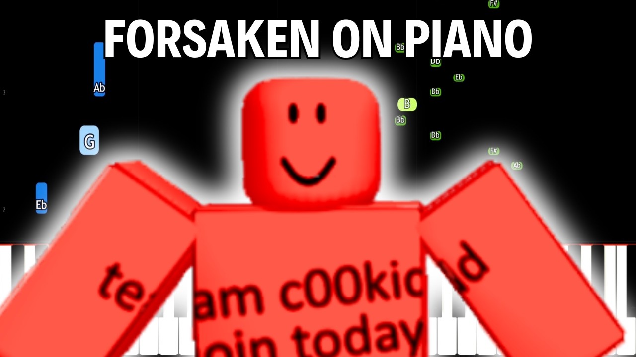 Roblox Forsaken Themes on Piano