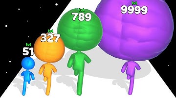 BIG BRAIN RUN: ASMR Gameplay, Level Up Runner (Freeplay Max Level)