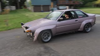 BEAMS Swapped AE86 Basically DONE!! First Reaction