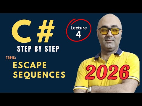 C# Escape sequences – Beginner Friendly Tutorial –  Csharp programming 2026