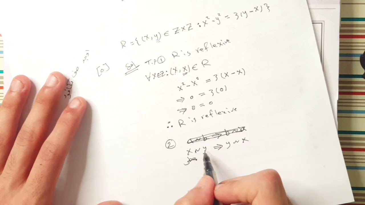 اسس رياضيات الفصل الثالث محاضرة (4) / صفوف التكافؤ [a] / رياضيات المرحلة الاولى // لايك واشتراك