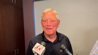 Kirk Ferentz discusses Iowa's QB situation after commitment of transfer Brendan Sullivan by The Gazette 746 views 1 day ago 2 minutes, 6 seconds