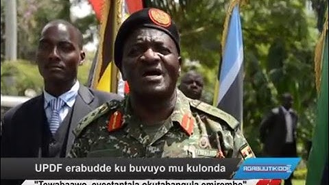 UPDF erabudde ku buvuyo mu kulonda