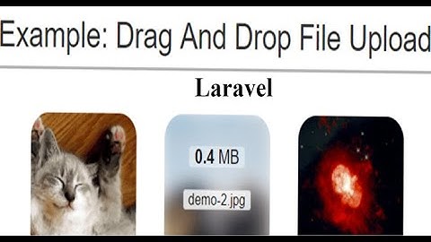 How to Upload Files with Drag 