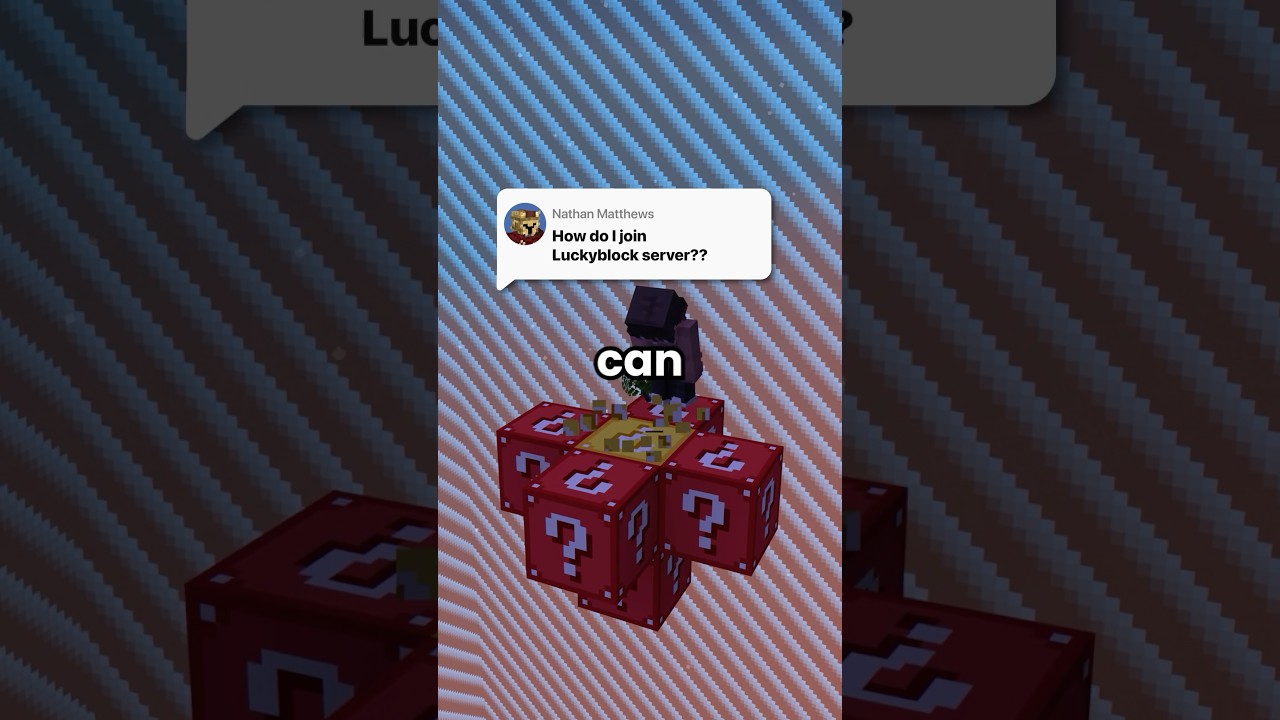 How to get LUCKY BLOCK in Minecraft