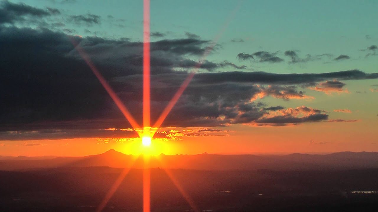 Sunset 13 July 2013 Mt Tamborine YouTube