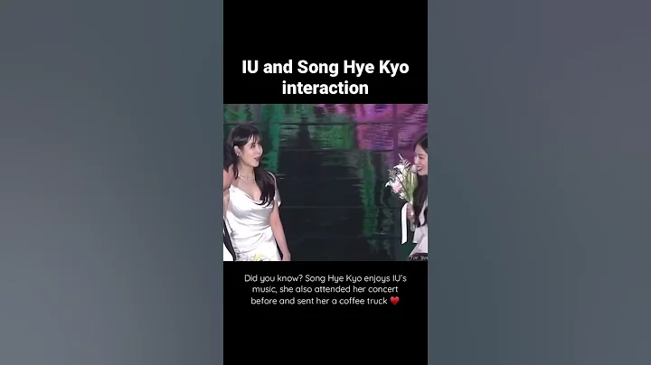IU and Song Hye Kyo interaction at Baeksang Awards 2023 - DayDayNews