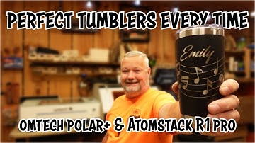 Elke keer perfecte bekers - Omtech Polar+ & Atomstack R1 Pro