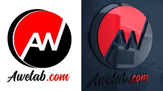 شرح تصميم شعار زجاجي ثلاثي الأبعاد مجاني | درس تعديل على تطبيق PixelLab | تصميم الشعارات screenshot 2