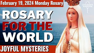 Monday Healing Rosary for the World February 19, 2024 Joyful Mysteries of the Rosary