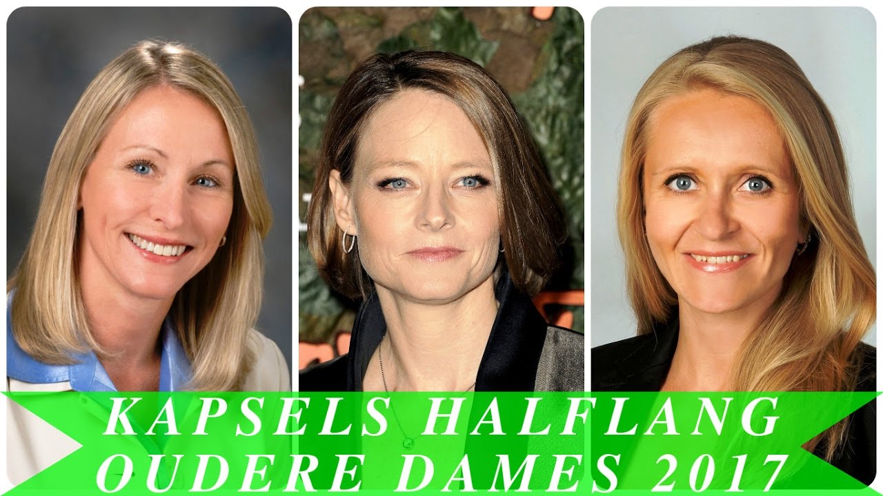 Verrassend Kapsels halflang oudere dames 2017 - YouTube JQ-48