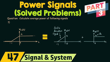 Kracht van CT-signalen (opgeloste problemen) | Deel 3