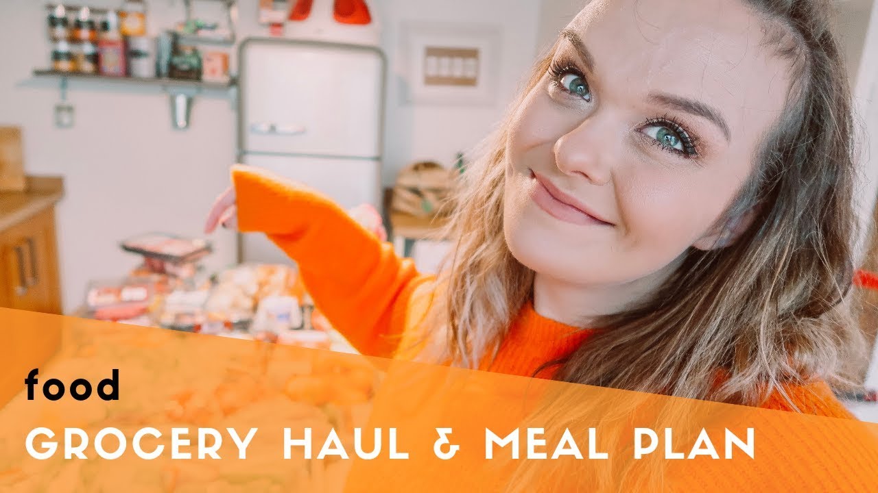 TESCO GROCERY HAUL & MEAL PLAN - HALF-TERM FOOD - FAMILY OF 5