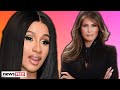 Cardi B Calls Out Melania Trump For Selling 'WAP' After Republicans Attack!