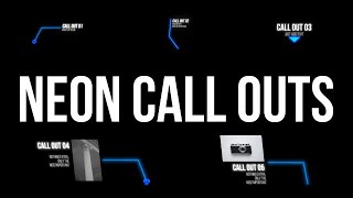 Neon Call Outs Final Cut Pro Templates