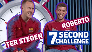 7 SECOND CHALLENGE | RAKUTEN CUP EDITION | Ter Stegen vs Roberto