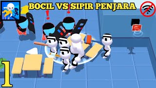 BOY VS PRISON GUARD - PRISON ESCAPE 3D GAME ALL LEVEL ANDROID OFFLINE - GAMEPLAYWALKTROUGH #1