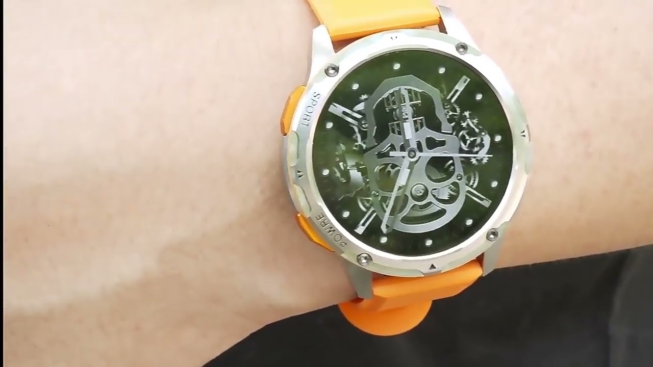 AK59 Smart watch 2023 outdoor sports 1.43inches AMLOED BT call 400mAh Battery Health Heart Rate BP M