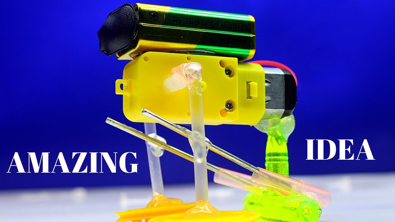 How To Make Amazing DIY Idea With Gear Motor YouTube