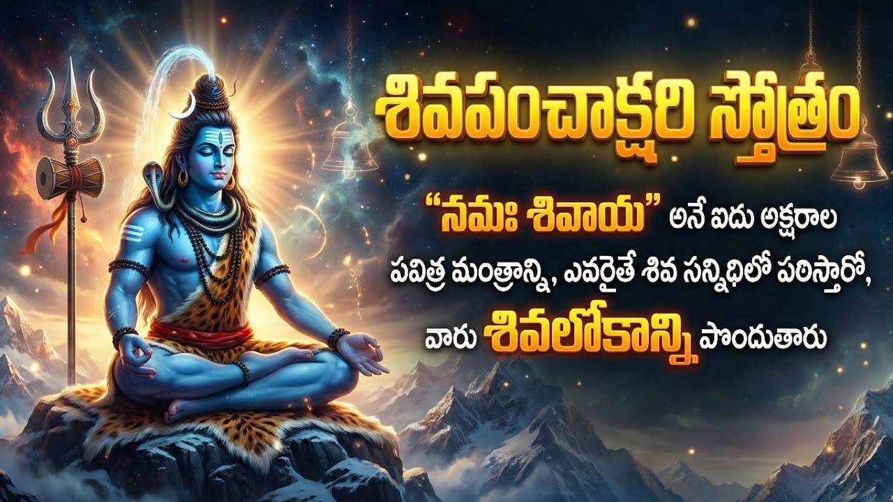 శివ పంచాక్షరి స్తోత్రం | Shiva Panchakshari Stotram | Om Namah Shivaya | #lordshiva #shiv #shiva