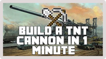Minecraft: TNT Cannon In One Minute Using Slime Blocks