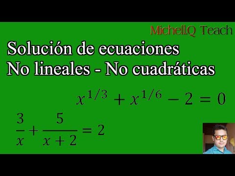 Ecuaciones no lineales | MichellQ Teach