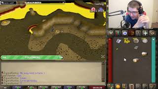 When Grim Baits Subs To Unban Jiggims on Stream #osrs