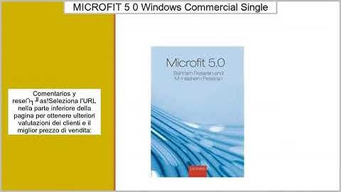 MICROFIT 5.0 Windows Commercial: Single User