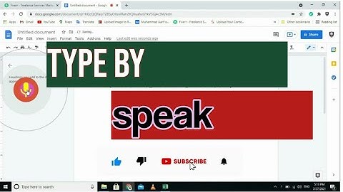 How to write Urdu and English by speaking !