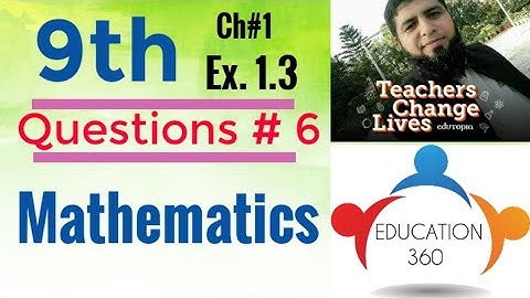 9th Class Maths, Exercise 1.3- Question no 6- Math Ch 1 Matrices - Matric part1 Maths|Urdu\English|