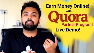 Quora Partner Program Live Demo Earnings & How to Apply Update