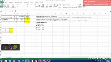 Ejercicio de programación lineal-metodo simplex- solver (excel)