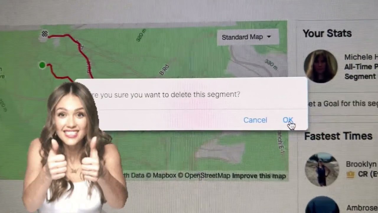 How to delete a segment on Strava