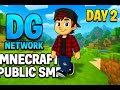 Minecraft SMP LIVE | PUBLIC SMP 24/7 JAVA + BEDROCK | PLAYING IN DGNetwork Day2 #minecraft #trend