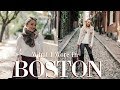 BOSTON OUTFIT DIARIES  //   Travel & Style Vlog  // FASHION MUMBLR