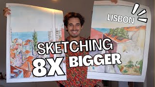 Conquering Fear: Why Sketching BIG is actually easier