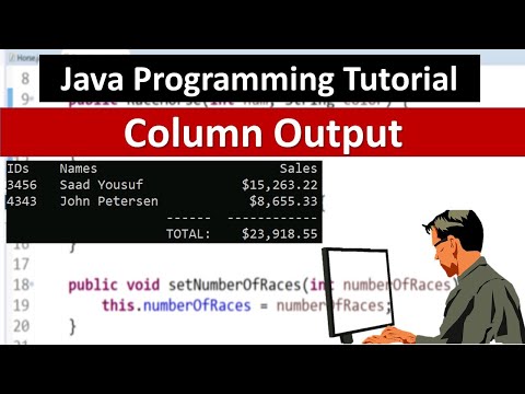 Column Output Java Console Application | Java printf | Java Tutorial NEW 2020