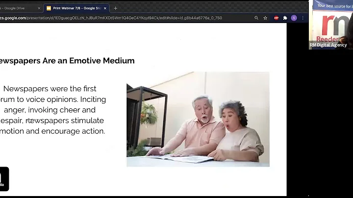 Reedermedia Webinar - Advantages of Print Advertis...