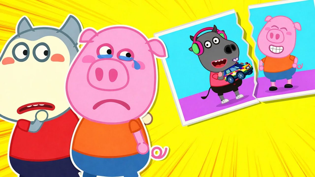 No odies a Piggy🤪¿Por qué hueles tan mal? | Wolfoo en Español