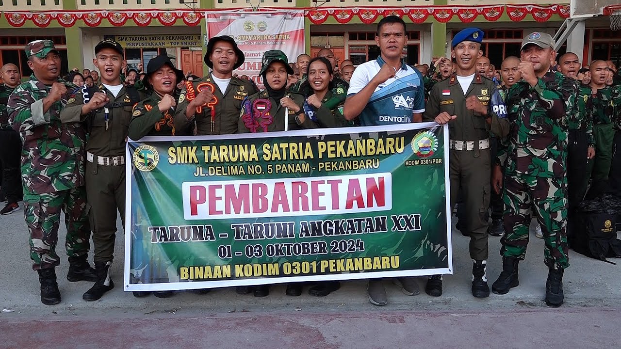SMK TARUNA SATRIA- Pembaretan Angkatan XXI 2024 Part 1