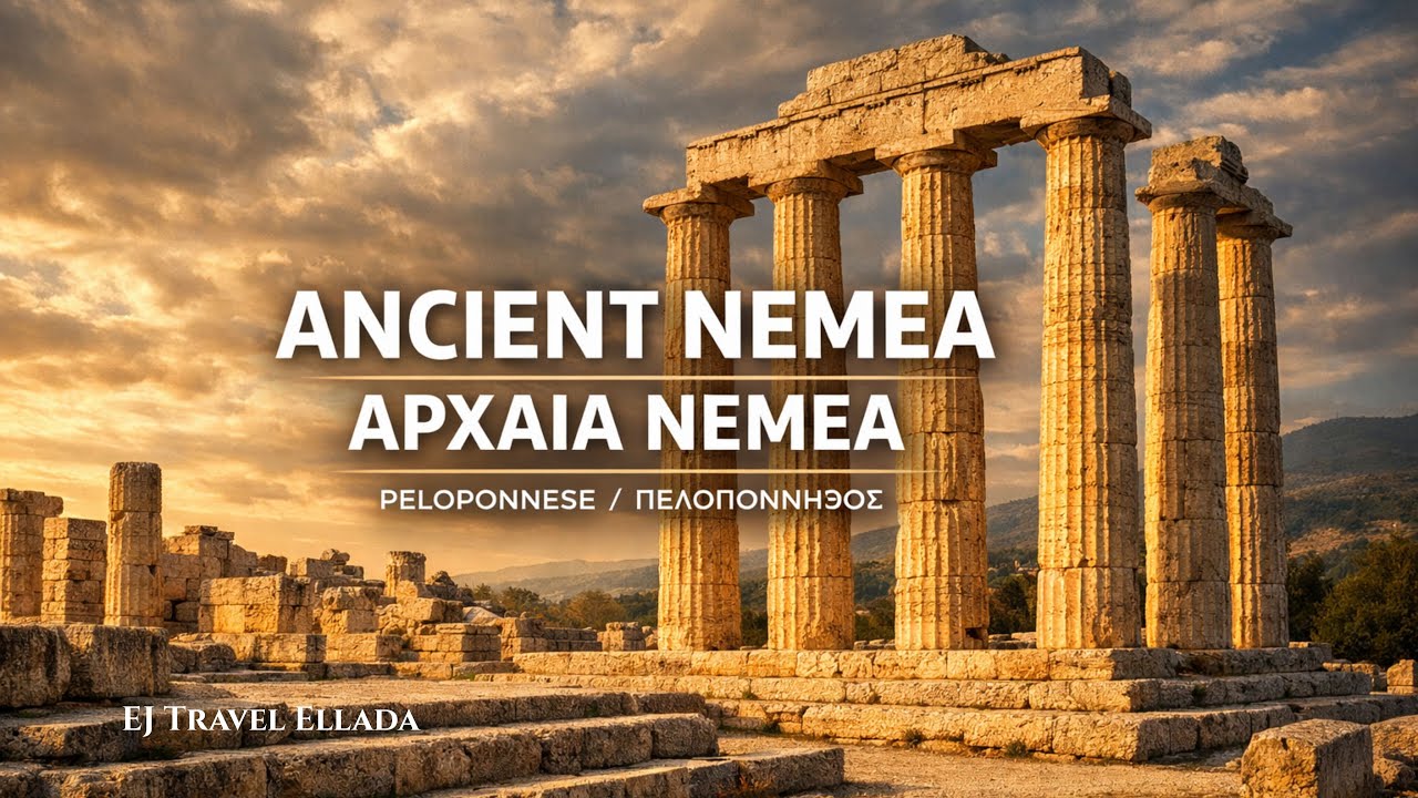 🇬🇷 ARCHAIA NEMEA (ΑΡΧΑΙΑ ΝΕΜΕΑ) — Temple & Stadium | Peloponnese 🌿👑🌿