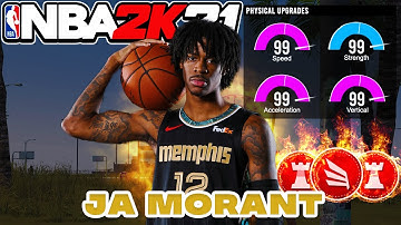 How To Make THE BEST JA MORANT BUILD In NBA 2K21 NEXT-GEN...