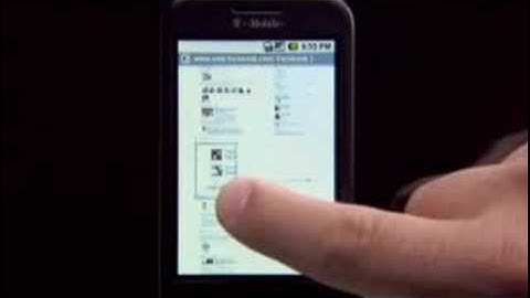 T-Mobile G1 User Interface