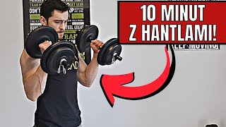 Domowy Trening z Hantlami (10 MINUT) [CIĘŻKI] screenshot 4