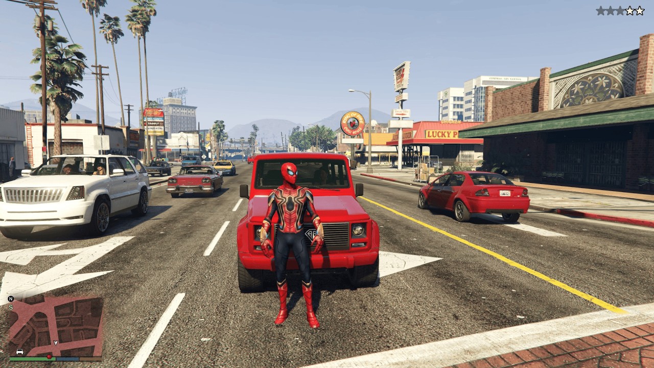 GTA 5 LIVE GAMEPLAY SPIDERMAN NE RAMP PAR GYA