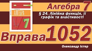 картинка: Істер Вправа 1052. Алгебра 7 клас